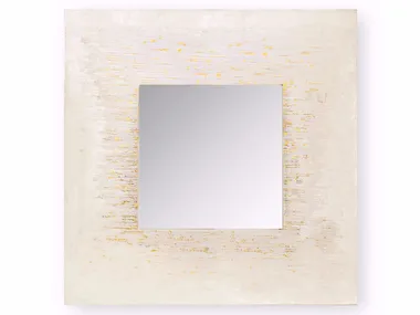 AFRICA GOLDEN CITY - Square wall-mounted framed mirror _ Cantori