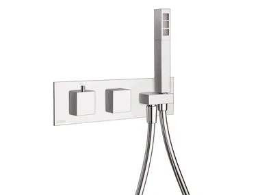 ILQUADRO 21821EST-CR/21831EST-CR - Recessed thermostatic shower mixer with hand shower _ Carimali