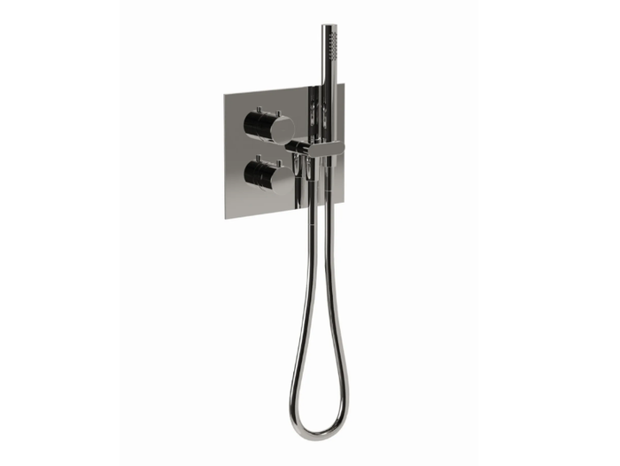 ILTONDO 0-ITD5112EST-CR/0-ITD5113EST-CR - Recessed thermostatic shower mixer with hand shower _ Carimali