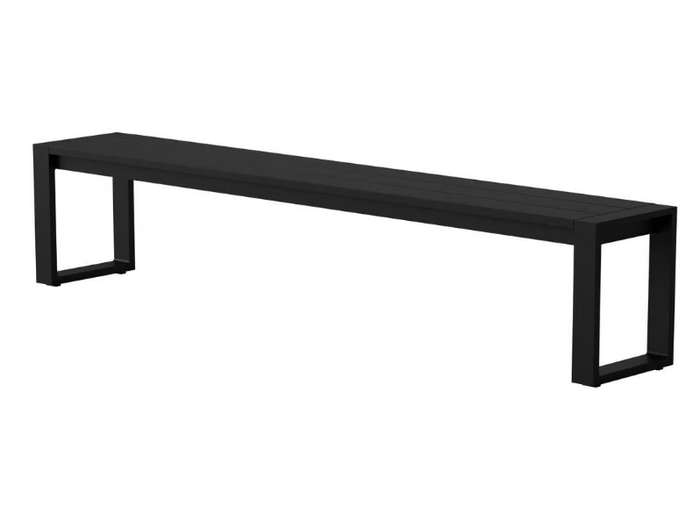 EOS - Powder coated aluminium garden bench _ Case