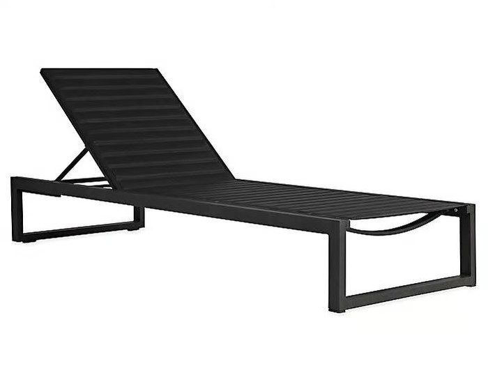 EOS - Recliner powder coated aluminium sun lounger _ Case