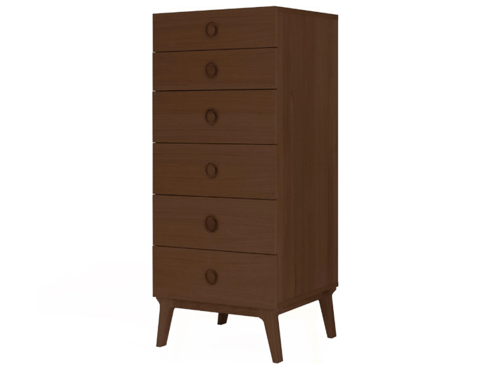 VALENTINE - Walnut chest of drawers _ Case