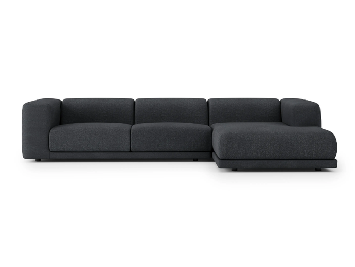 KELSTON - Sectional fabric sofa with chaise longue _ Case