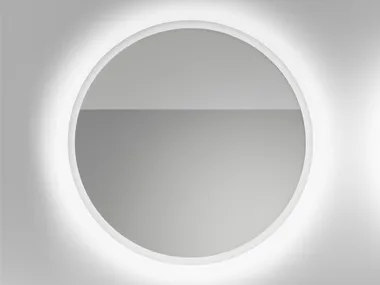 MIR09 / MIR10 - Wall-mounted round mirror with integrated lighting _ Ceadesign