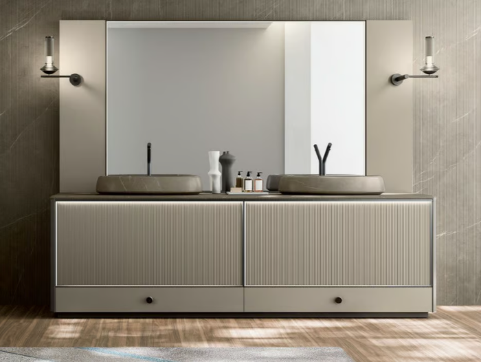 HONEY - Floor-standing double vanity unit with drawers _ Cerasa