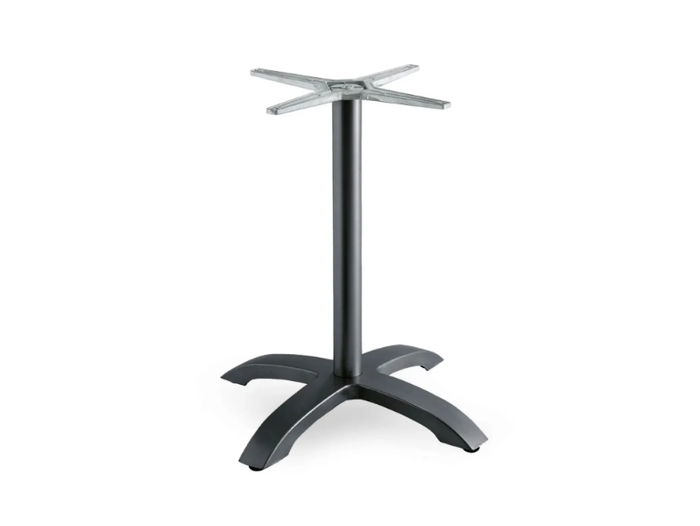 CAPRI - Aluminium table base with 4-spoke base _ Contral