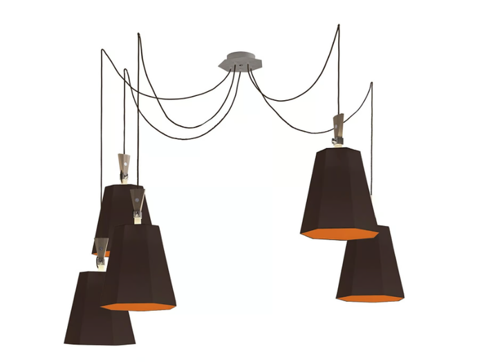 LUXIOLE 5 GRAND - Fabric pendant lamp _ DESIGNHEURE