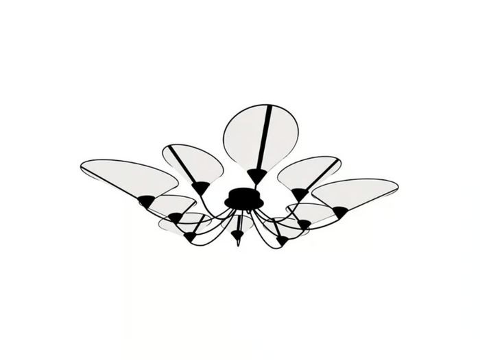 SHIELD 10 MOYEN - LED fabric ceiling lamp _ DESIGNHEURE