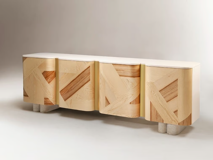 KISHO - Wooden sideboard with doors _ DOOQ