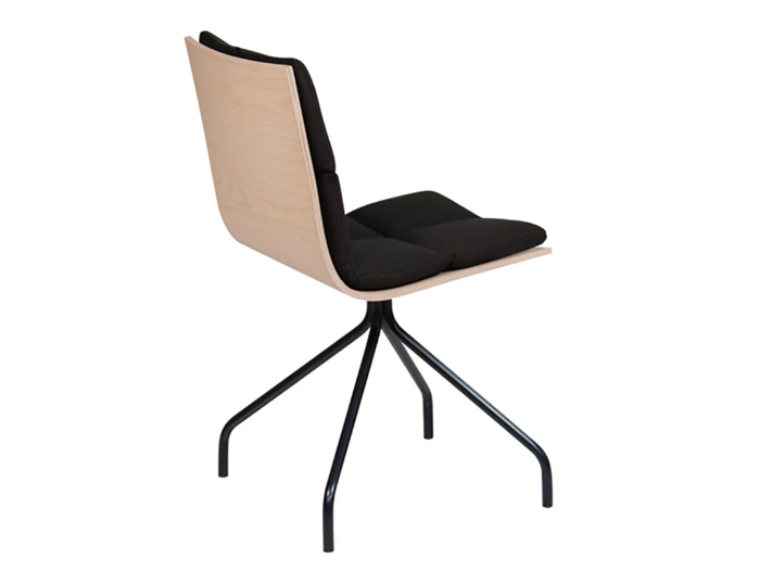 ARA B1 - Trestle-based chair with integrated cushion _ DRESSY