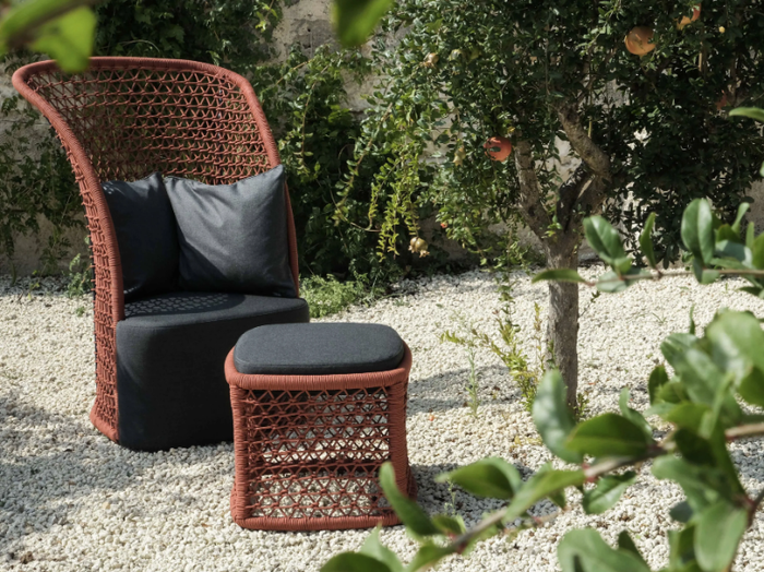 QUEEN - High-back garden armchair _ DRIGANI