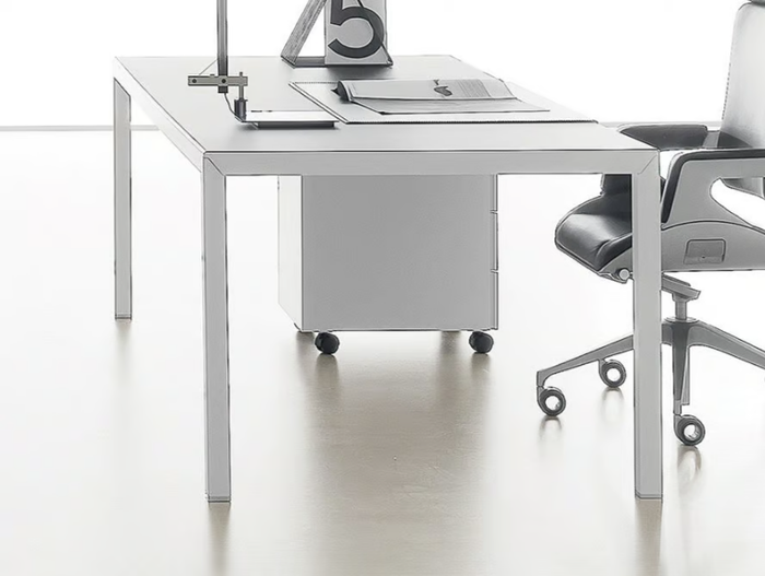 RYM - Sectional extruded aluminium and melamine office desk _ DVO