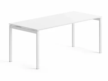 DV802 - Sectional melamine and metal office desk _ DVO