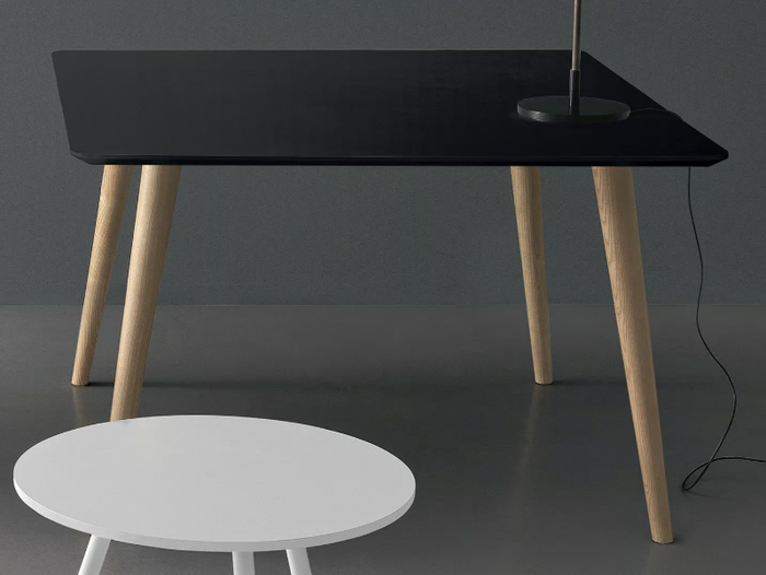 Square table - Square melamine dining table _ DVO