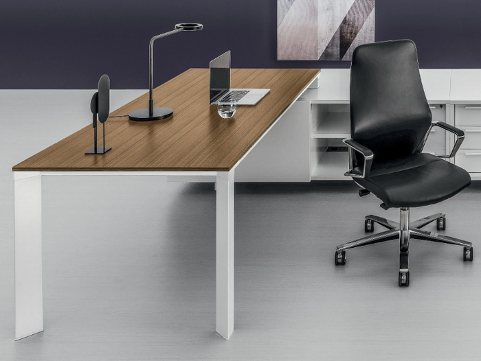 VERTIGO - Sectional extruded aluminium and melamine office desk _ DVO