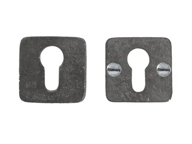 PURE 14888 - Square metal keyhole escutcheon _ Dauby