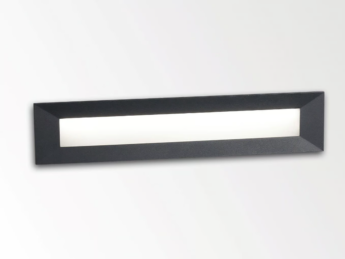 LOGIC W L F - LED wall-mounted outdoor metal steplight _ Deltalight