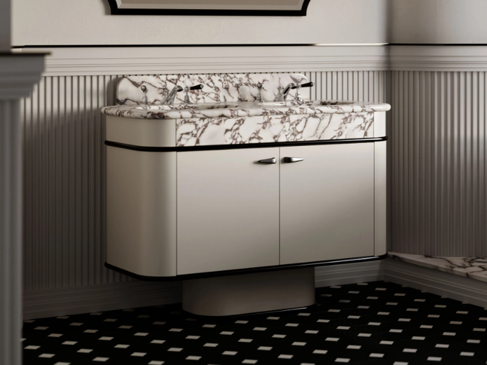 LIBERTY - Floor-standing vanity unit _ Devon&Devon