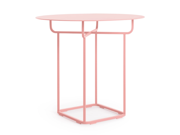 GRILL - Round powder coated aluminium table _ Diabla