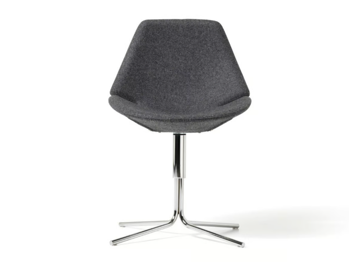 EON - Swivel with 4-spoke base fabric chair _ Diemme