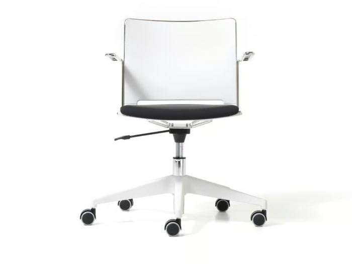 SLIM - Polypropylene office chair with castors with 5-Spoke base _ Diemme