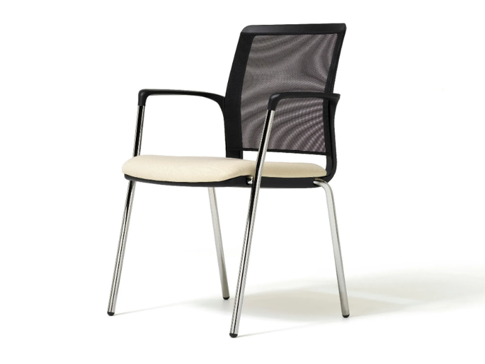 HOST - Stackable chair with armrests _ Diemme