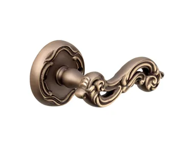 NINFA - Brass door handle on rose _ Dnd