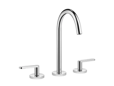 META 20713661 - 3 hole countertop washbasin tap with individual rosettes _ Dornbracht