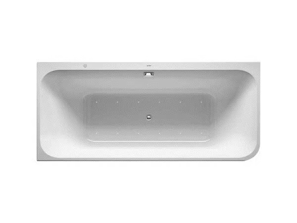 HAPPY D.2 - Hydromassage corner acrylic bathtub _ Duravit