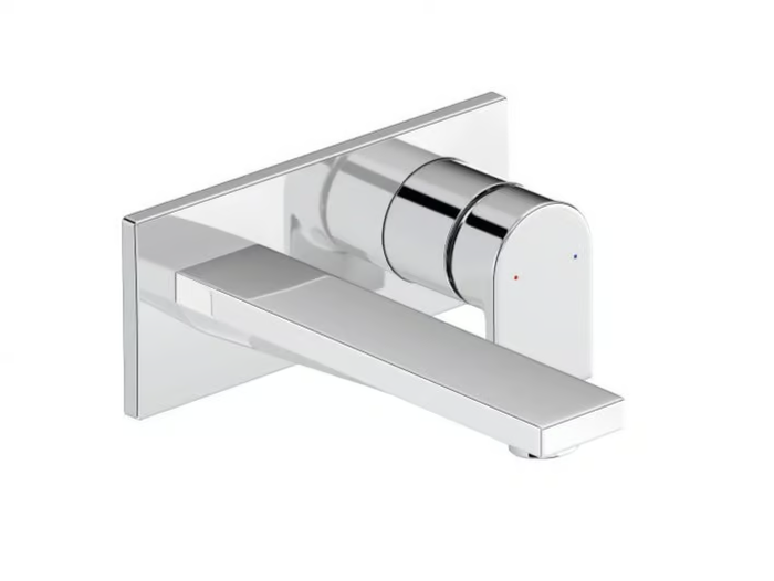 TULUM - 2 hole wall-mounted washbasin mixer with plate _ Duravit