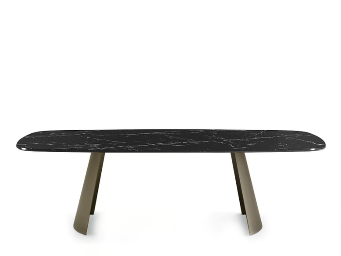 DORIAN - Rectangular marble table _ EFORMA