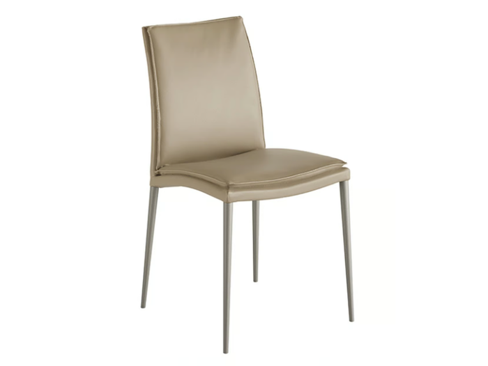 ASIA SOFT - Upholstered leather chair _ EFORMA