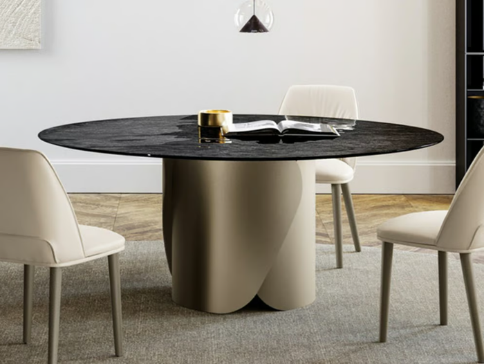 ONDA - Round crystal table _ EFORMA