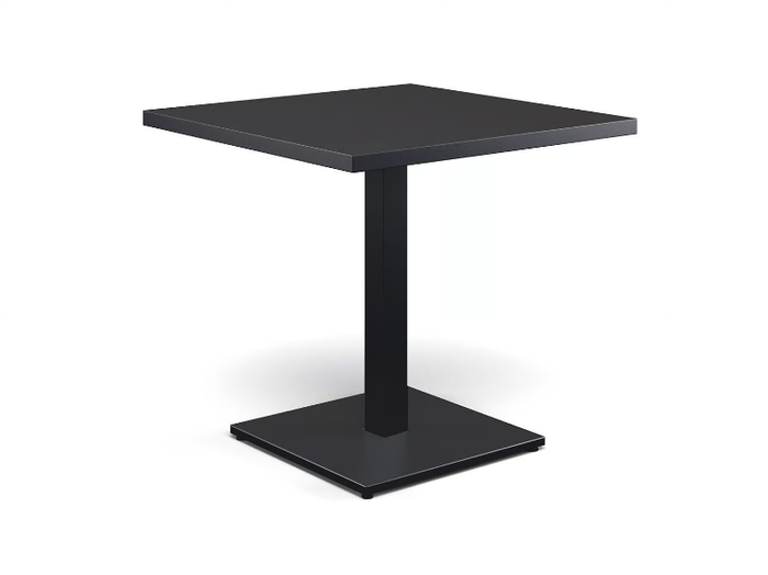 ROUND - Square steel garden table _ Emu