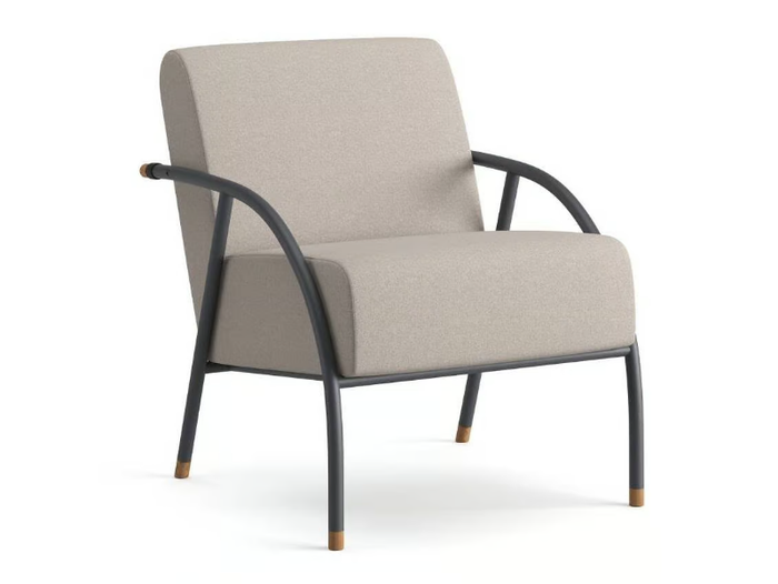 HEMERA - Fabric armchair with armrests _ Ersa