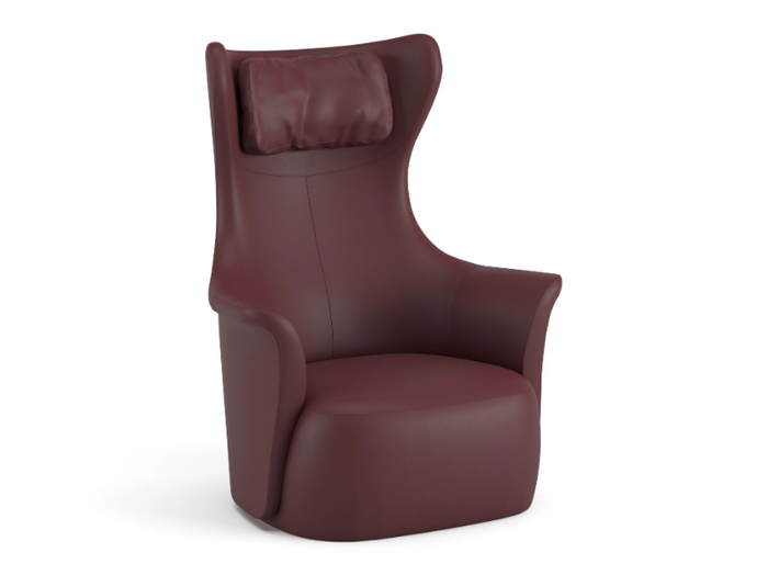 LA LUNA - Wing leather armchair _ Ersa