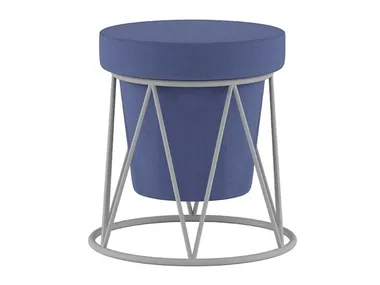 ACROBAT - Low fabric stool _ Ersa