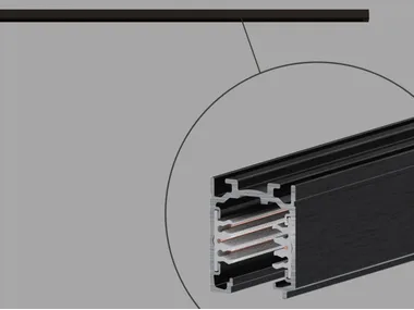 PATA TRACK AAG - Ceiling mounted aluminium linear lighting profile _ Essenzialed