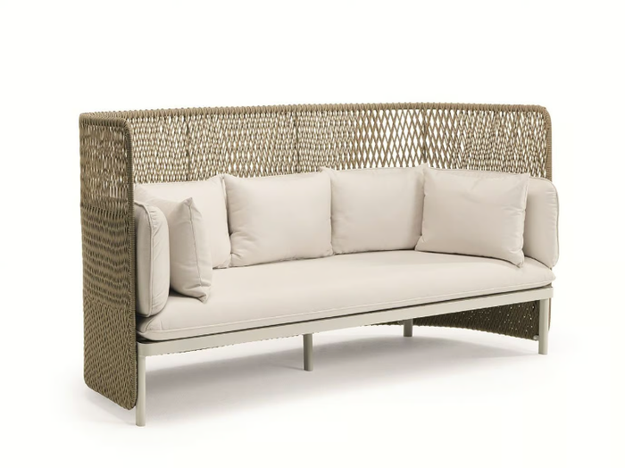 ESEDRA - 3 seater high-back garden sofa _ Ethimo