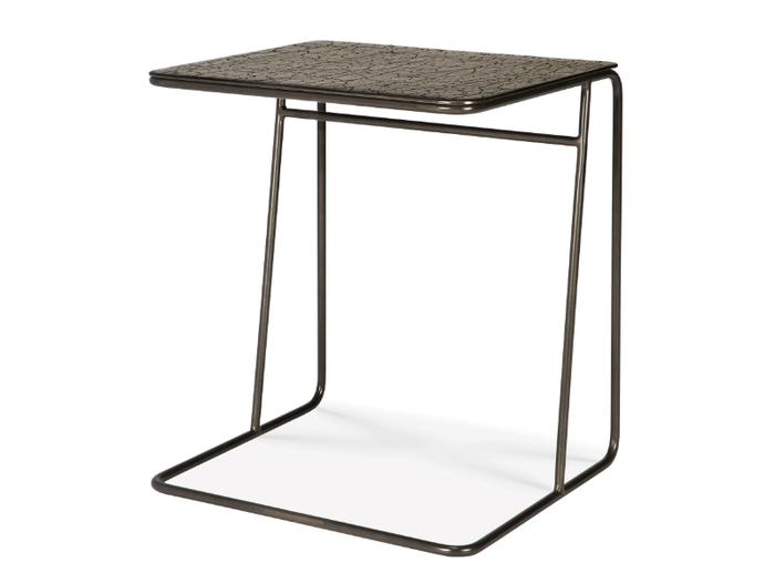 ELLIPSE - Rectangular metal side table _ Ethnicraft