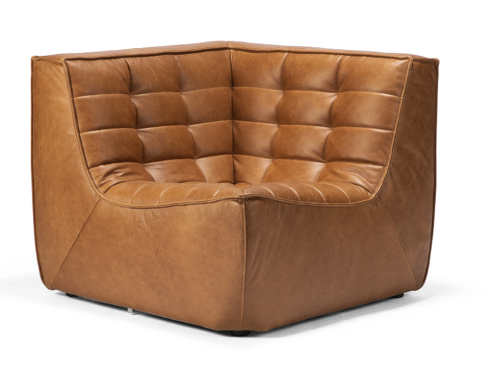 N701 - Corner leather armchair _ Ethnicraft