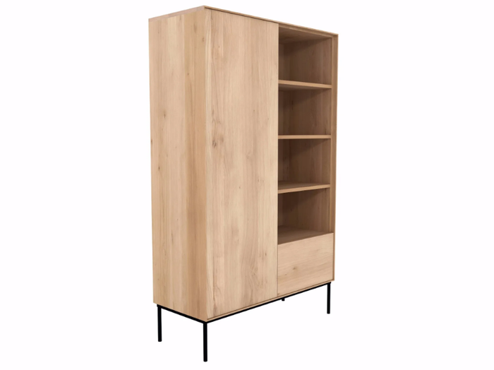 OAK WHITEBIRD - Oak highboard with door and drawer _ Ethnicraft