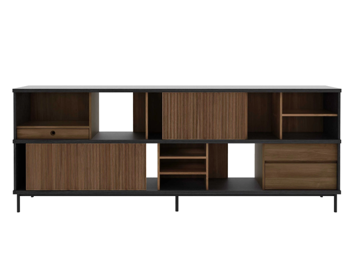 OSCAR - Teak sideboard with sliding doors _ Ethnicraft