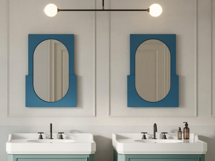 NOSTALGIA - Rectangular framed wall-mounted mirror _ Ex.t