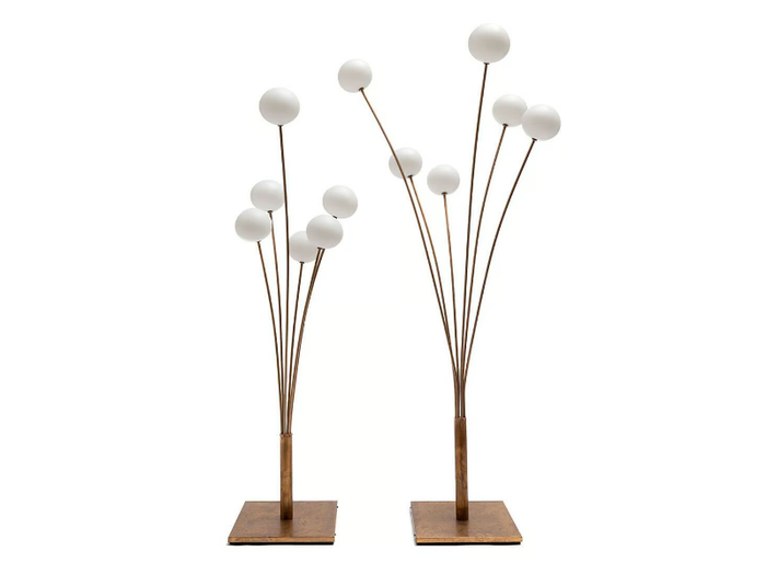 10TH MAZZO DI FIORI - LED brass and polycarbonate floor lamp _ Exteta