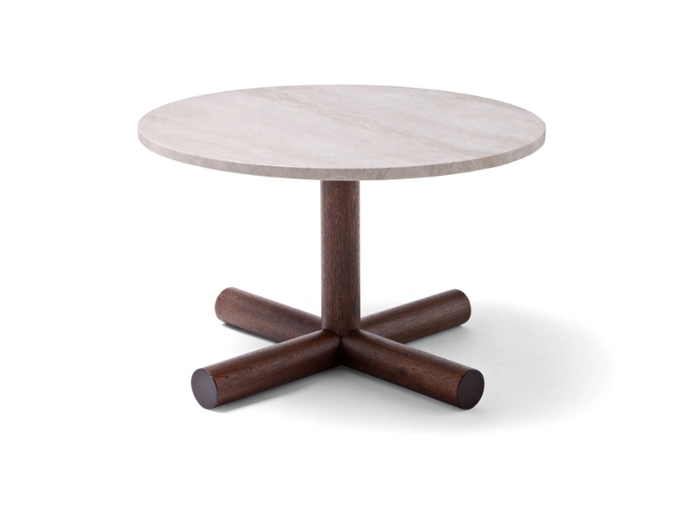 HELIX - Mahogany garden side table _ Exteta