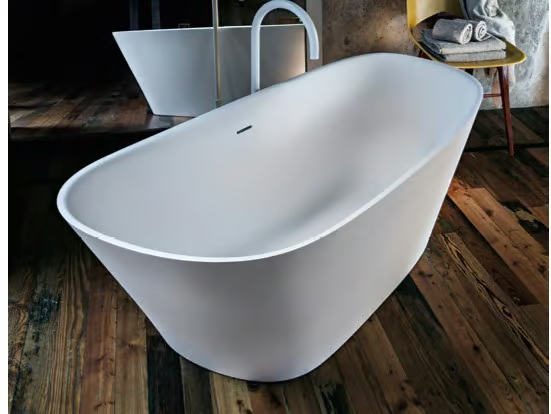 LEVEL45 - Freestanding Ceramilux® bathtub _ FALPER