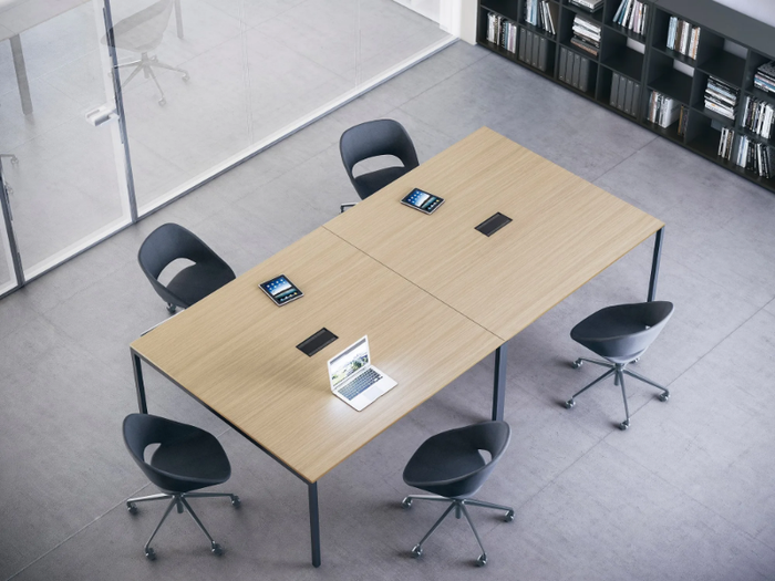 FRAMEWORK 2.0 - Square meeting table _ FANTONI