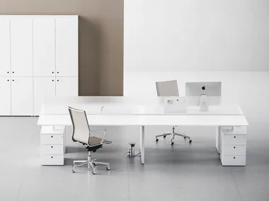 FRAMEWORK 2.0 - EXTRALONG - Rectangular workstation desk _ FANTONI