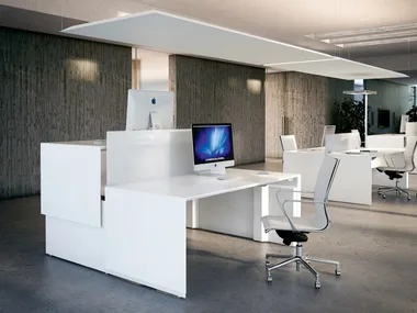 QUARANTA5 - LIFT-UP - Height-adjustable office desk _ FANTONI